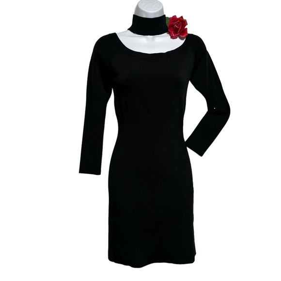 Jonathan Simkhai Black Sweater Dress READ Sz Med NWT - Picture 1 of 16